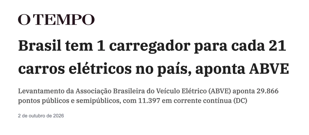 Print da matéria em otempo.com.br
